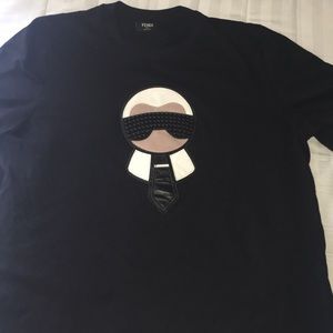 karl loves fendi t shirt